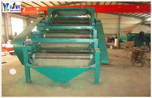 磁選機，強磁磁選機，強磁輥式磁選機，貴州水式強磁輥式磁選機