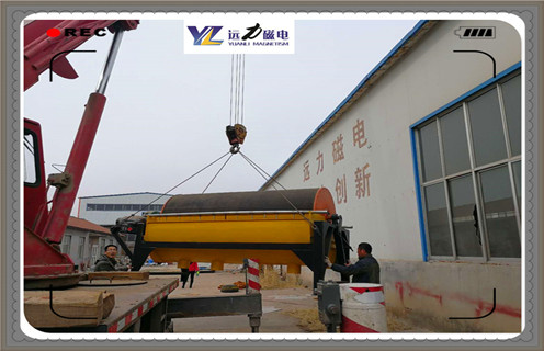 永磁筒式磁選機，湖北CTB-718永磁筒式磁選機優缺點_磁鐵如何分布_湖北CTB-718永磁筒式磁選機優缺點不吸鐵如何處理