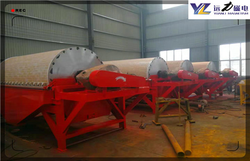 濕式磁選機，遼寧雙筒濕式磁選機_釩鈦鐵礦遼寧雙筒濕式磁選機型號參數及磁場強度