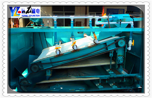 平板帶式磁選機，河南平板帶式磁選機廠家排列磁係圖_河南平板帶式磁選機廠家工作原理_選礦規格參數及執行標準