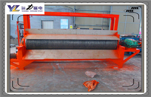 濕式磁選機，湖北濕式永磁磁選機_釩鈦鐵礦湖北濕式永磁磁選機型號參數及磁場強度