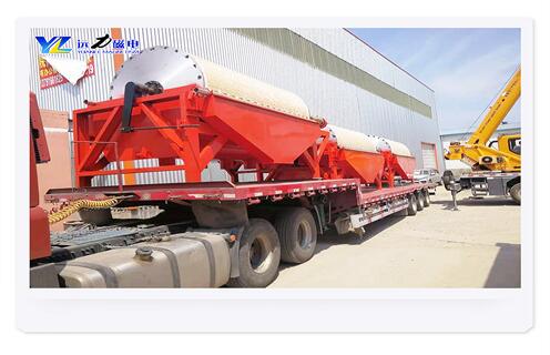 輸送帶式磁選機，輸送帶式磁選機的生產要注意細節問題_輸送帶式磁選機的生產要注意細節問題磁場一般為多少_磁塊如何排列