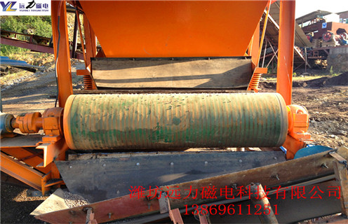 幹式強磁磁選機，一筒三輥幹式強磁選機_一筒三輥幹式強磁選機發展工作視頻皮帶及結構價格 