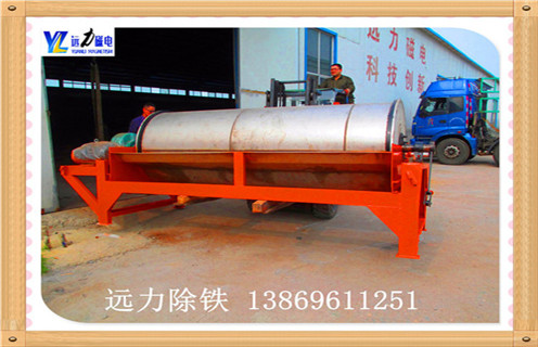 濕式永磁磁選機，河南濕式永磁磁選機_釩鈦鐵礦河南濕式永磁磁選機型號參數及磁場強度