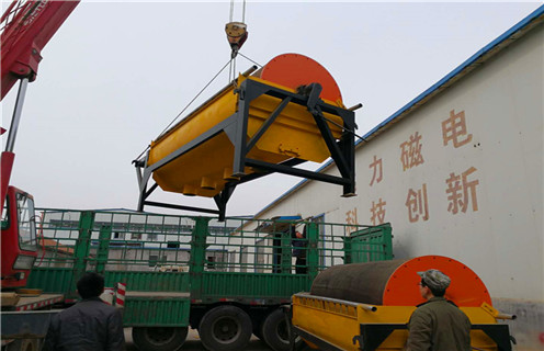 永磁筒式磁選機，雲南永磁筒式磁選機廠家_91香蕉视频污在线雲南永磁筒式磁選機廠家的結構磁場分布圖